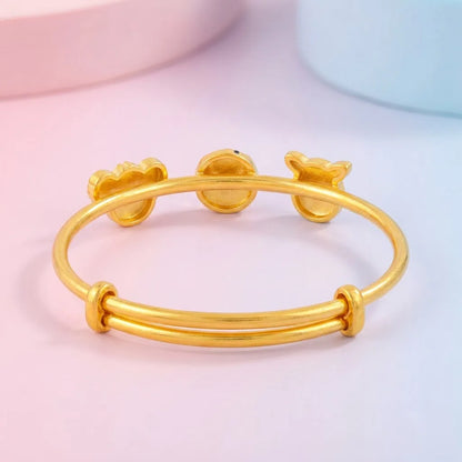 Silver Flower Bee Sun Kada – gallery image 3