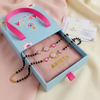 Silver Heart Shell Nazariya-Pair — Packaging