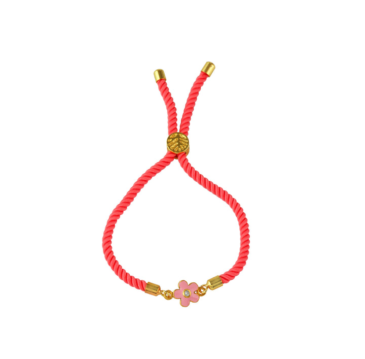 Flower Push Pull Silver Rakhi - Arista Jewels
