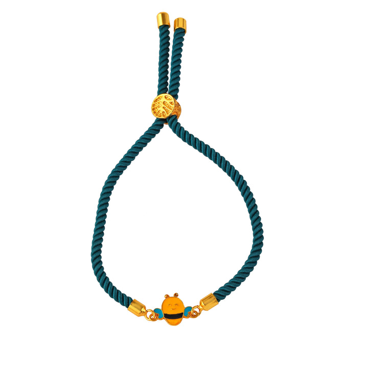 Bee Push Pull Silver Rakhi - Arista Jewels