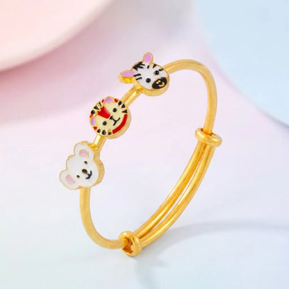 Silver Jungle Buddies Silver Kada – Koala, Lion & Zebra – gallery image 6