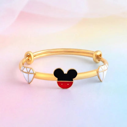 Silver Mickey Adjustable Silver Kada – Main product image
