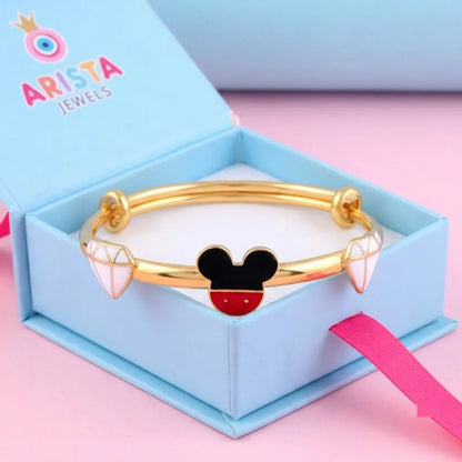 Silver Mickey Adjustable Silver Kada – Arista Jewels packaging
