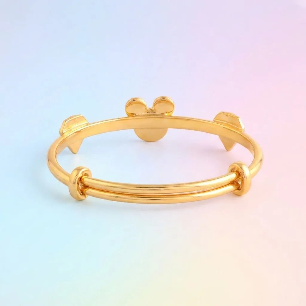 Silver Mickey Adjustable Silver Kada – Side silhouette