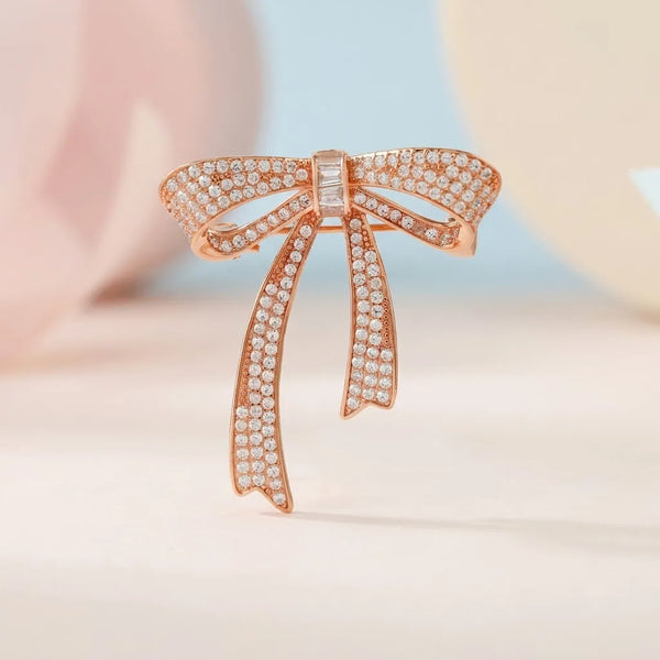 Silver Ribbon Silver Brooch for Kids — Main Hero