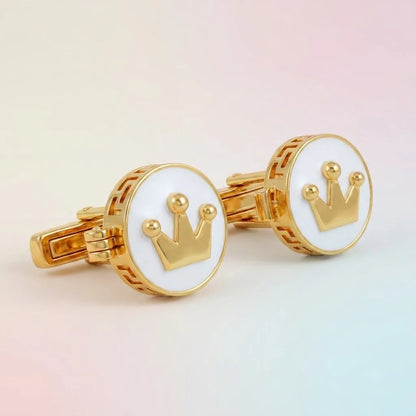 Silver Sterling Silver Cufflink Crown for Newborn to 15 Years | Hypoallergenic — Dynamic Form